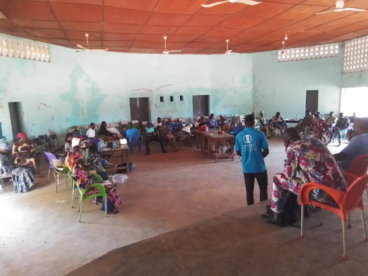 Formation du personnel du projet CASCADE et les parties prenantes sur la Carte Communautaire de Performance (CCP)